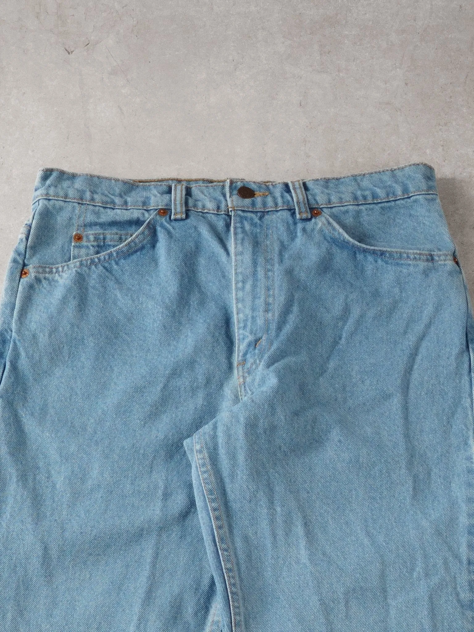 Vintage 70s Light Blue Levi's Denim Jeans (34x32) sold by Rebalance Vintage product image thumbnail 2