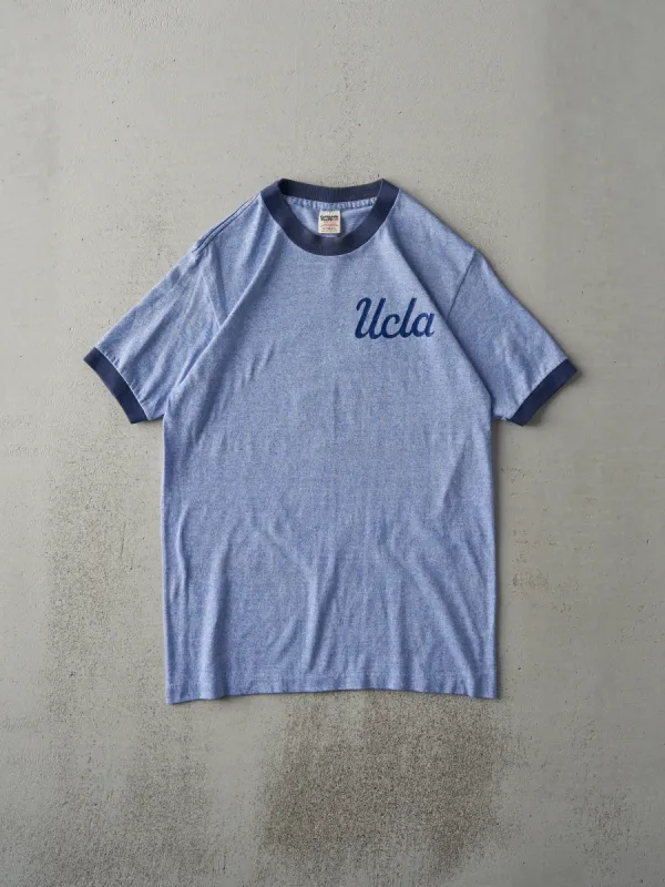 Vintage 80s Blue UCLA Ringer Tee (XS/S) sold by Rebalance Vintage