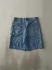 Vintage 90s Mid Wash Old Navy Carpenter Jean Shorts (33x10) sold by Rebalance Vintage