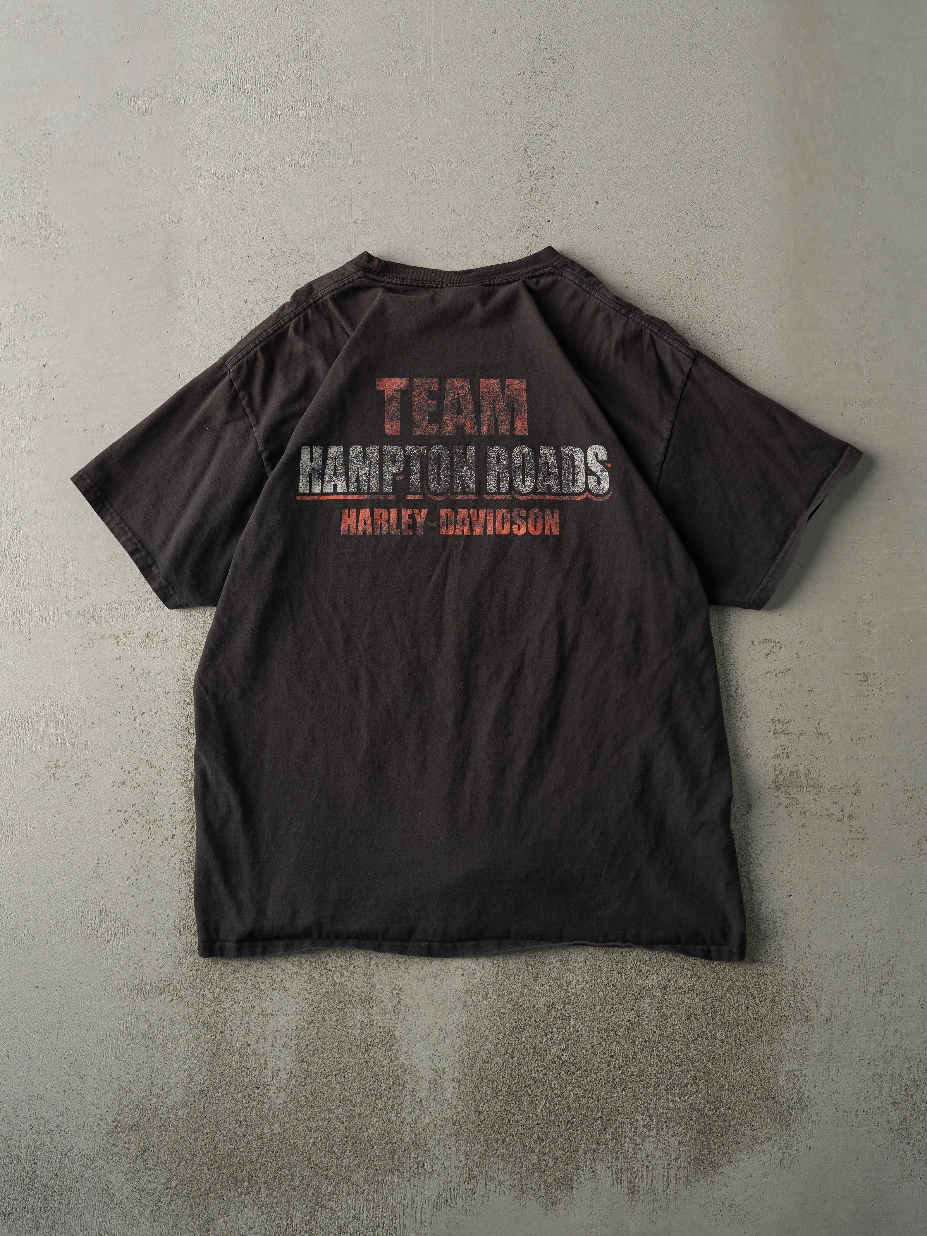 Vintage 12' Black Yorktown, VA Harley Davidson Tee (M/L) sold by Rebalance Vintage product image thumbnail 2