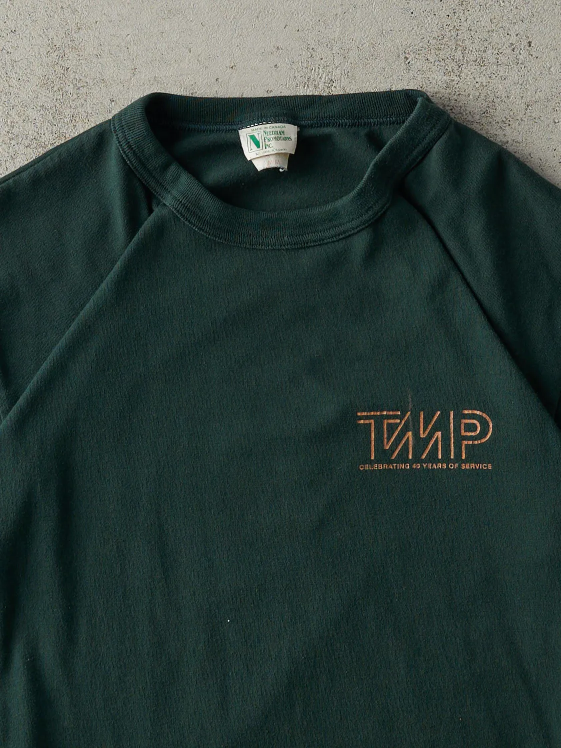 Vintage 98' Forest Green TMP Consulting Tee (S/M) sold by Rebalance Vintage product image thumbnail 2