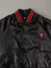 Vintage 90s Black Kenworth Alabama Trucking Together Satin Bomber (L) sold by Rebalance Vintage