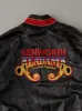 Vintage 90s Black Kenworth Alabama Trucking Together Satin Bomber (L) sold by Rebalance Vintage