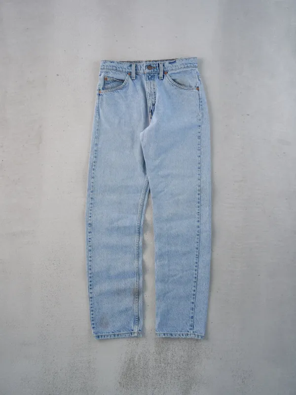Vintage 70s Blue Levi's 505 Denim Jeans (28x30) sold by Rebalance Vintage