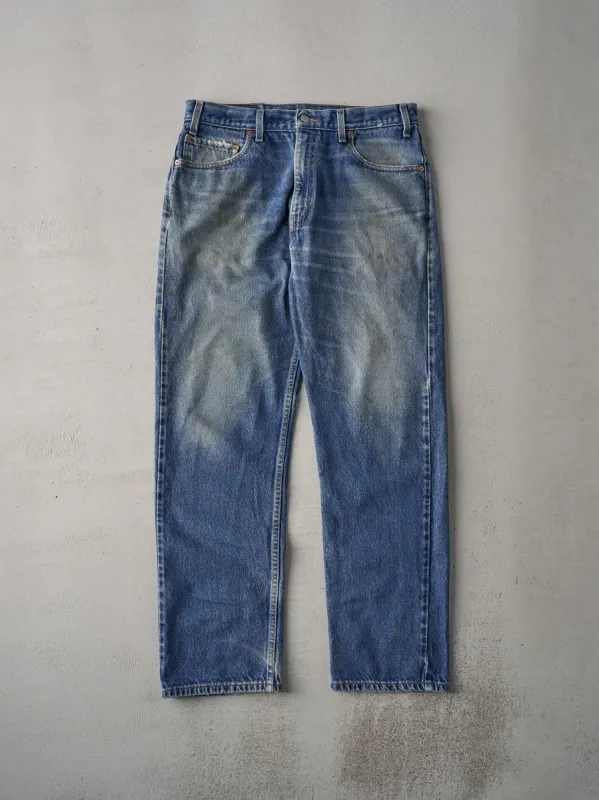 Vintage 80s Mid Wash Levi's 505 Denim Jeans (34xx31) sold by Rebalance Vintage