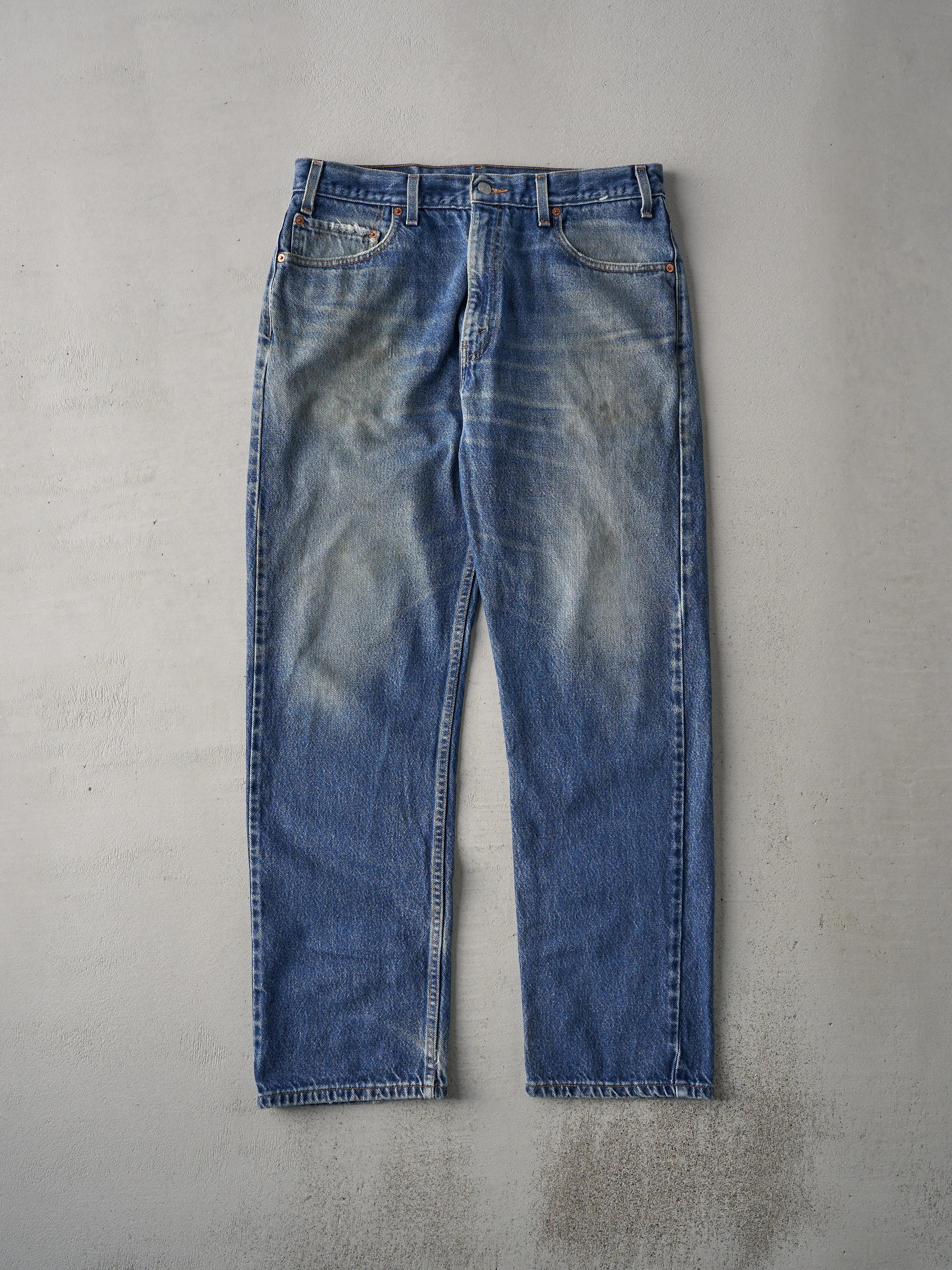 Vintage 80s Mid Wash Levi's 505 Denim Jeans (34xx31) sold by Rebalance Vintage