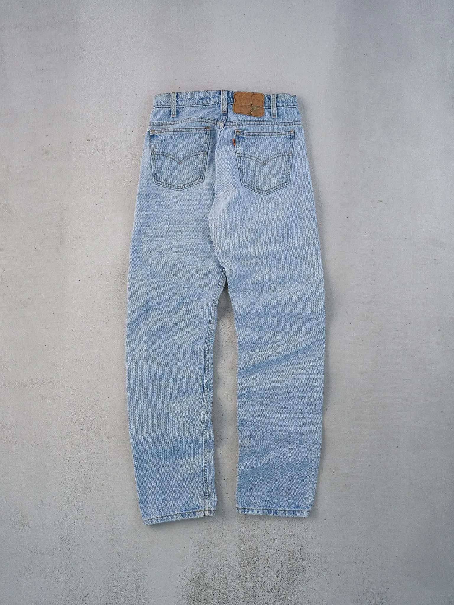 Vintage 70s Blue Levi's 505 Denim Jeans (28x30) sold by Rebalance Vintage product image thumbnail 2
