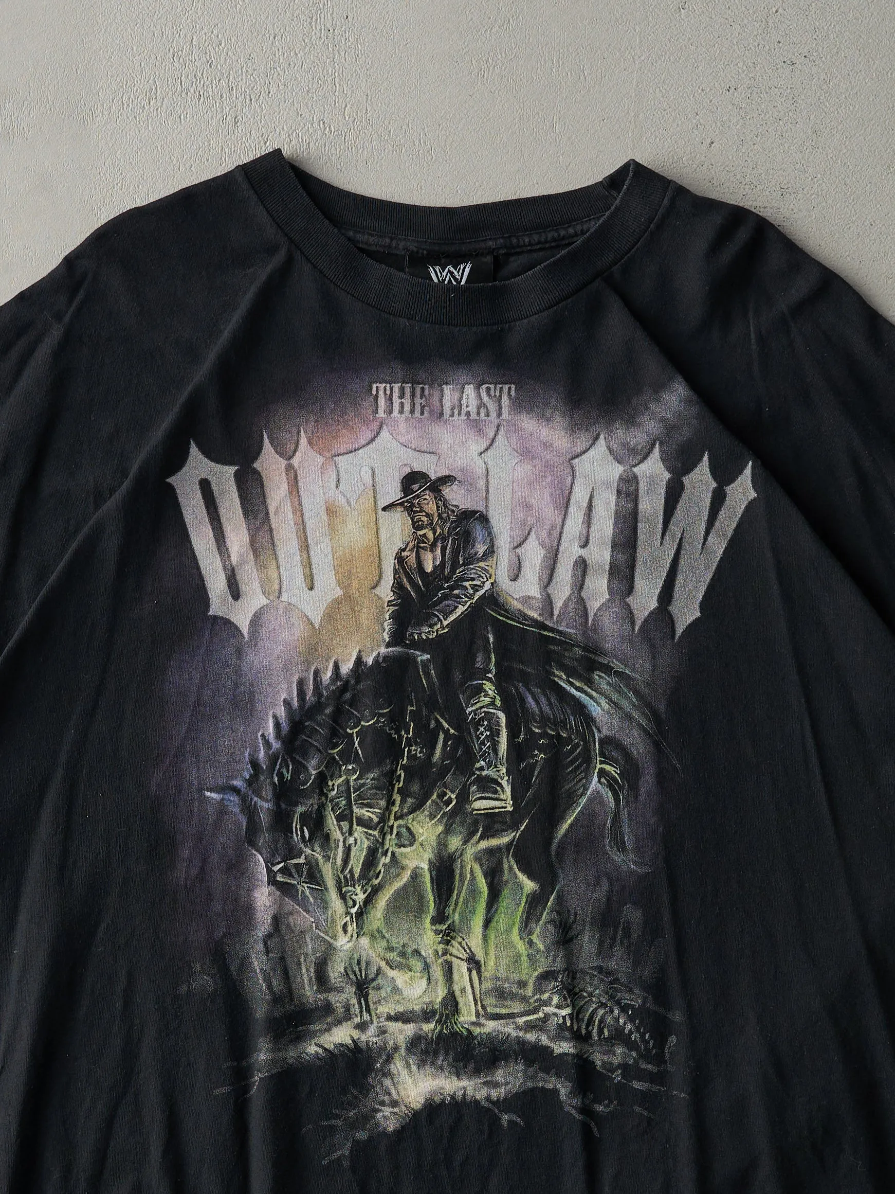 Vintage 10' Black WWE The Undertaker "The Last Outlaw" Tee (L/XL) sold by Rebalance Vintage product image thumbnail 3