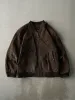 Vintage 90s Brown Route 66 Leather Bomber Jacket (M/L) sold by Rebalance Vintage