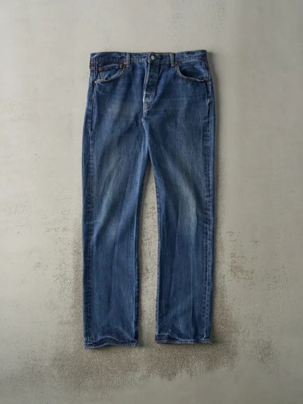Vintage Y2K Dark Wash Levi's 501 Jeans (36x35) sold by Rebalance Vintage