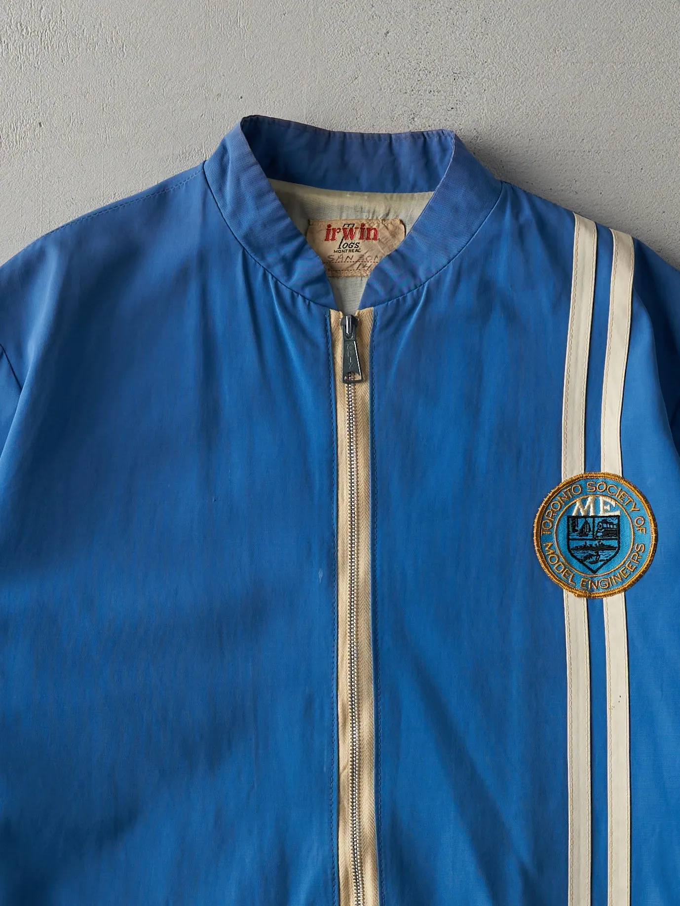 Vintage 70s Blue Toronto Society Model Engineers Jacket (M) sold by Rebalance Vintage product image thumbnail 2