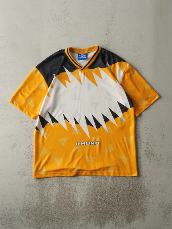 Vintage 90s Yellow Umbro Soccer Jersey (L) sold by Rebalance Vintage