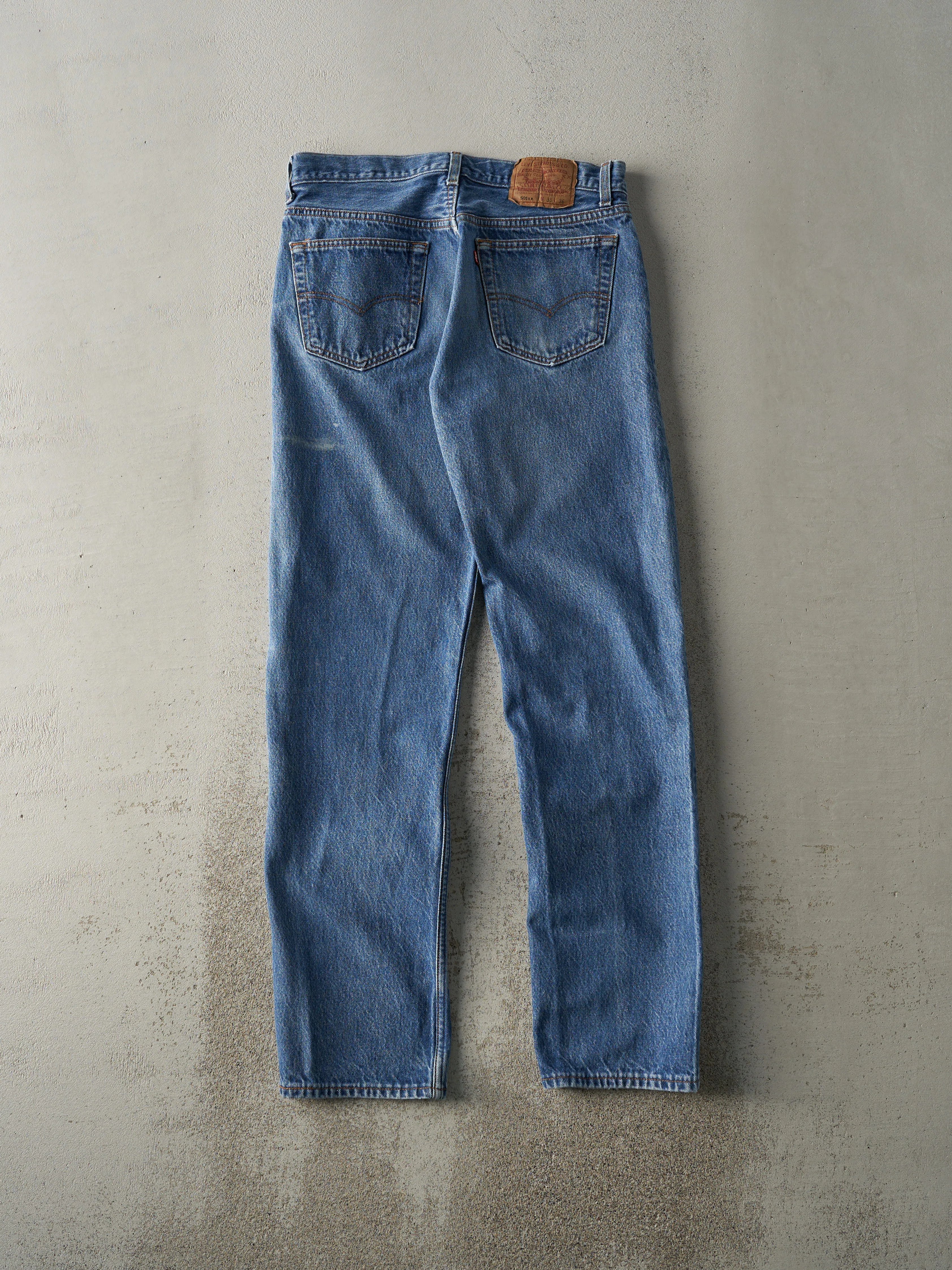 Vintage 90s Mid Wash Levi's 501xx Jeans (32x32) sold by Rebalance Vintage product image thumbnail 2