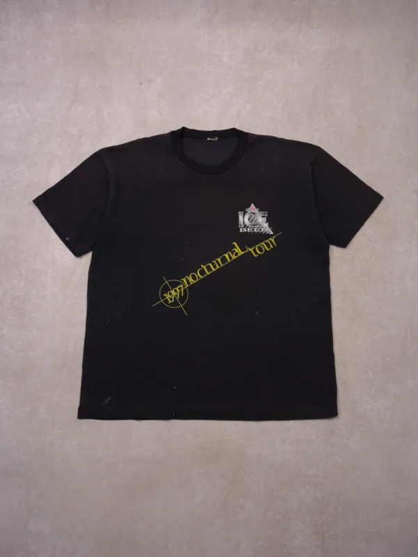Vintage 97' Sunfaded Black KISS Nocturnal Tour Tee (L) sold by Rebalance Vintage