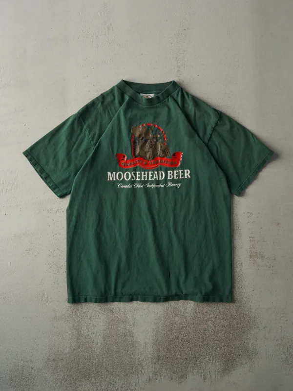 Vintage 90s Forest Green Moosehead Beer Tee (M/L) sold by Rebalance Vintage