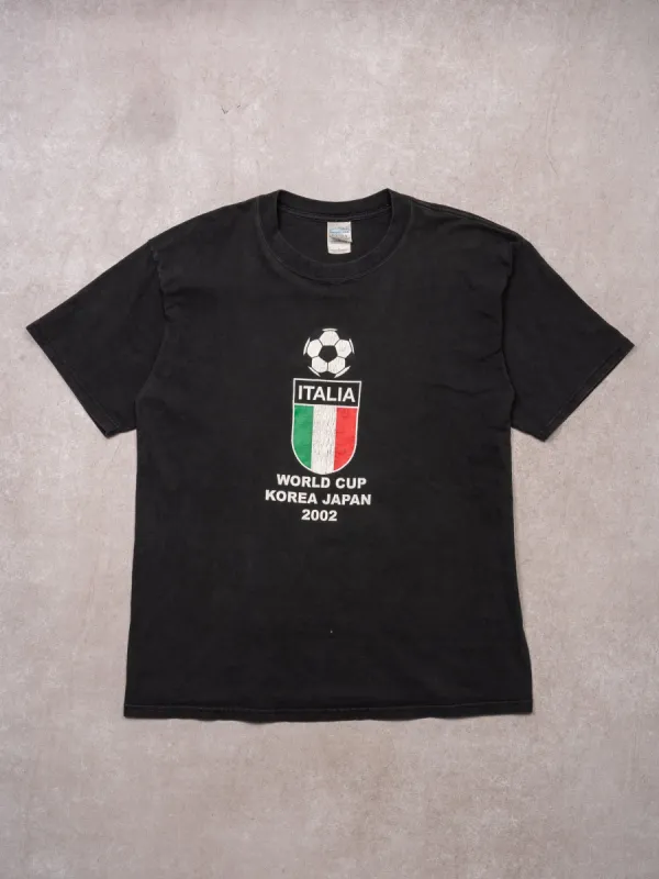Vintage '02 World Cup Japan Italia Tee (M) sold by Rebalance Vintage