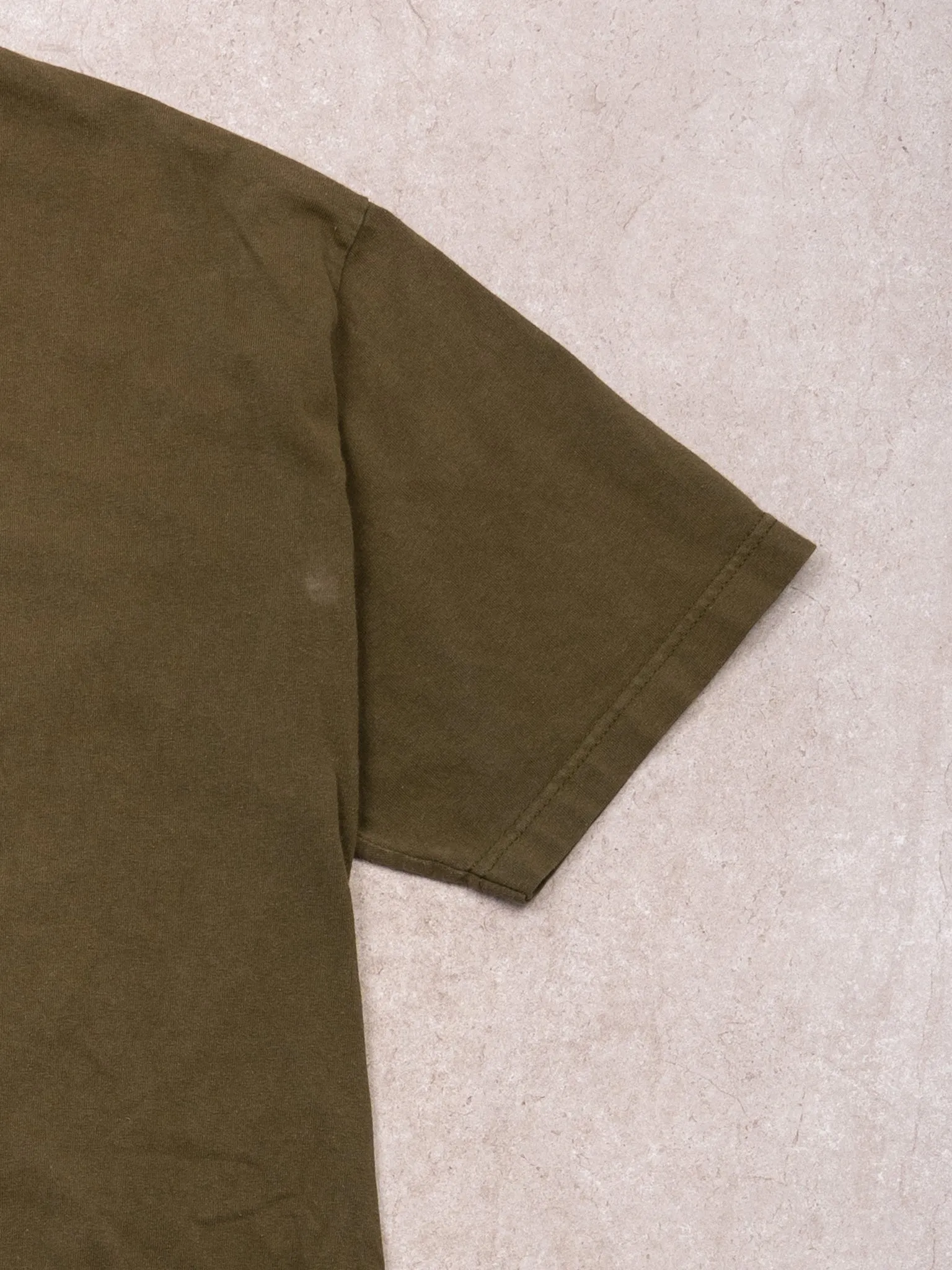 Vintage Y2K Moss Green Nike Air Logo Tee (L) sold by Rebalance Vintage product image thumbnail 3