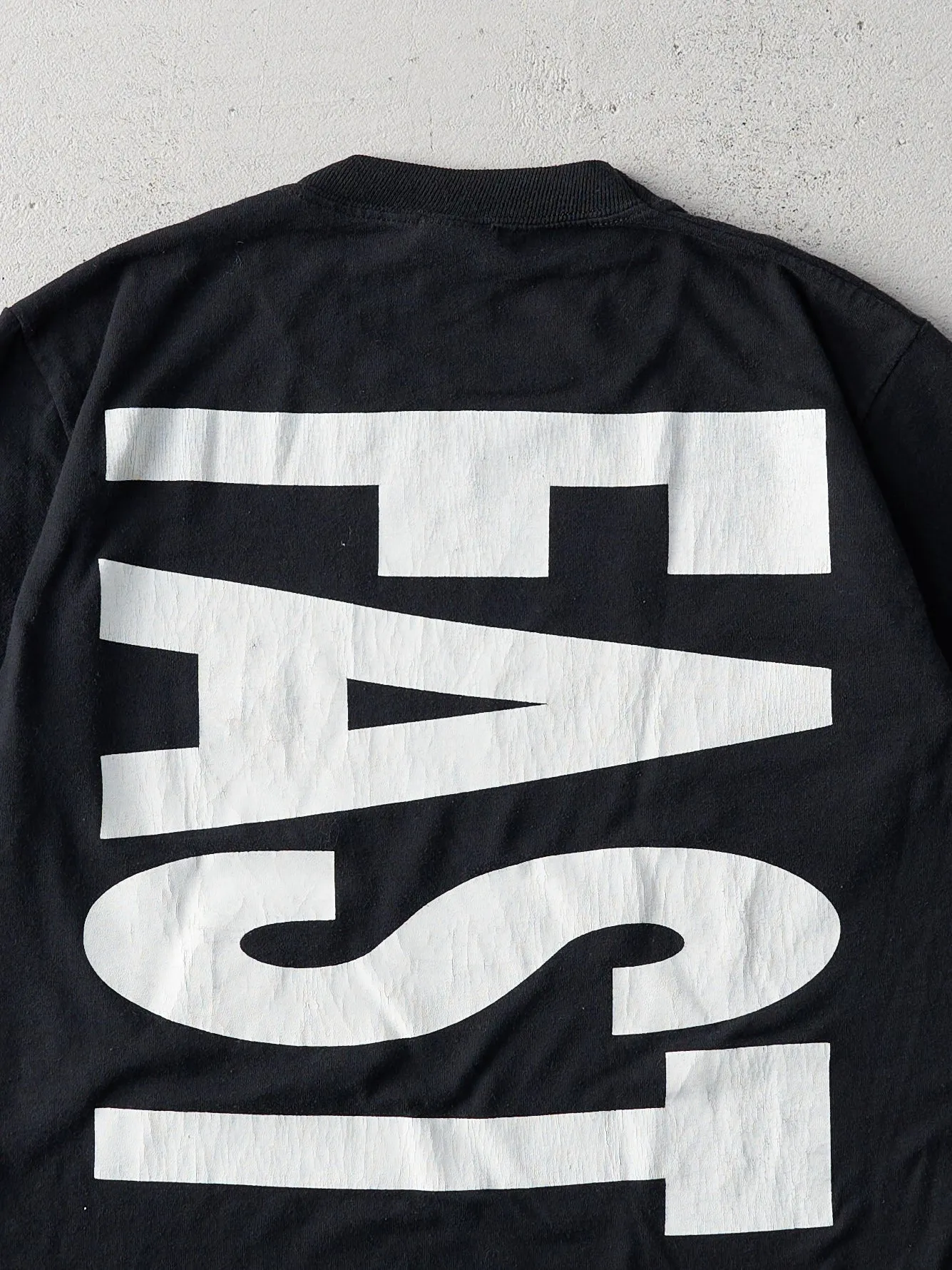 Vintage 80s Black "There Is Only One Way.." Single Stitch Tee (S) sold by Rebalance Vintage product image thumbnail 4