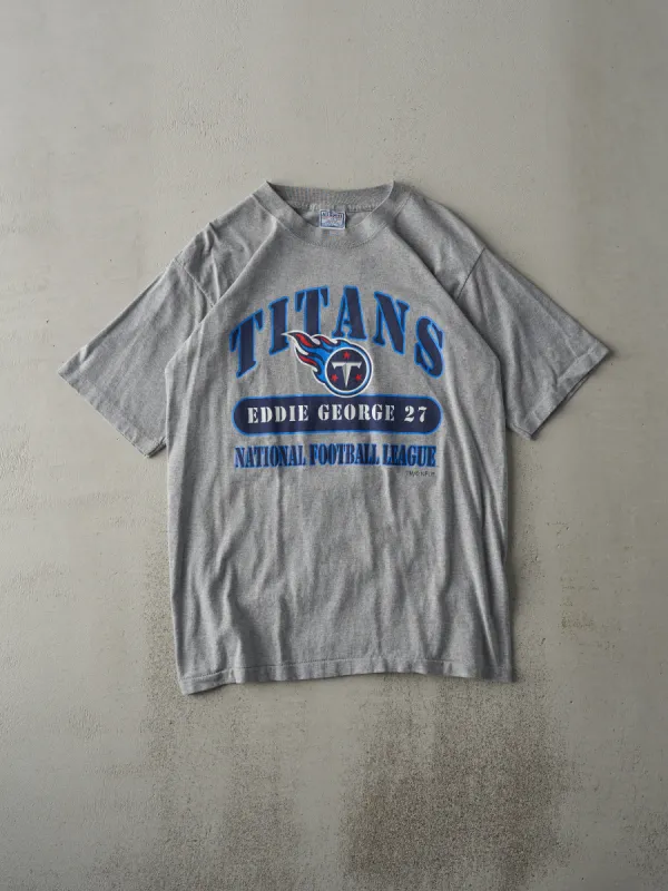 Vintage 00' Grey Eddie George Tennessee Titans Tee (M) made by Rebalance Vintage