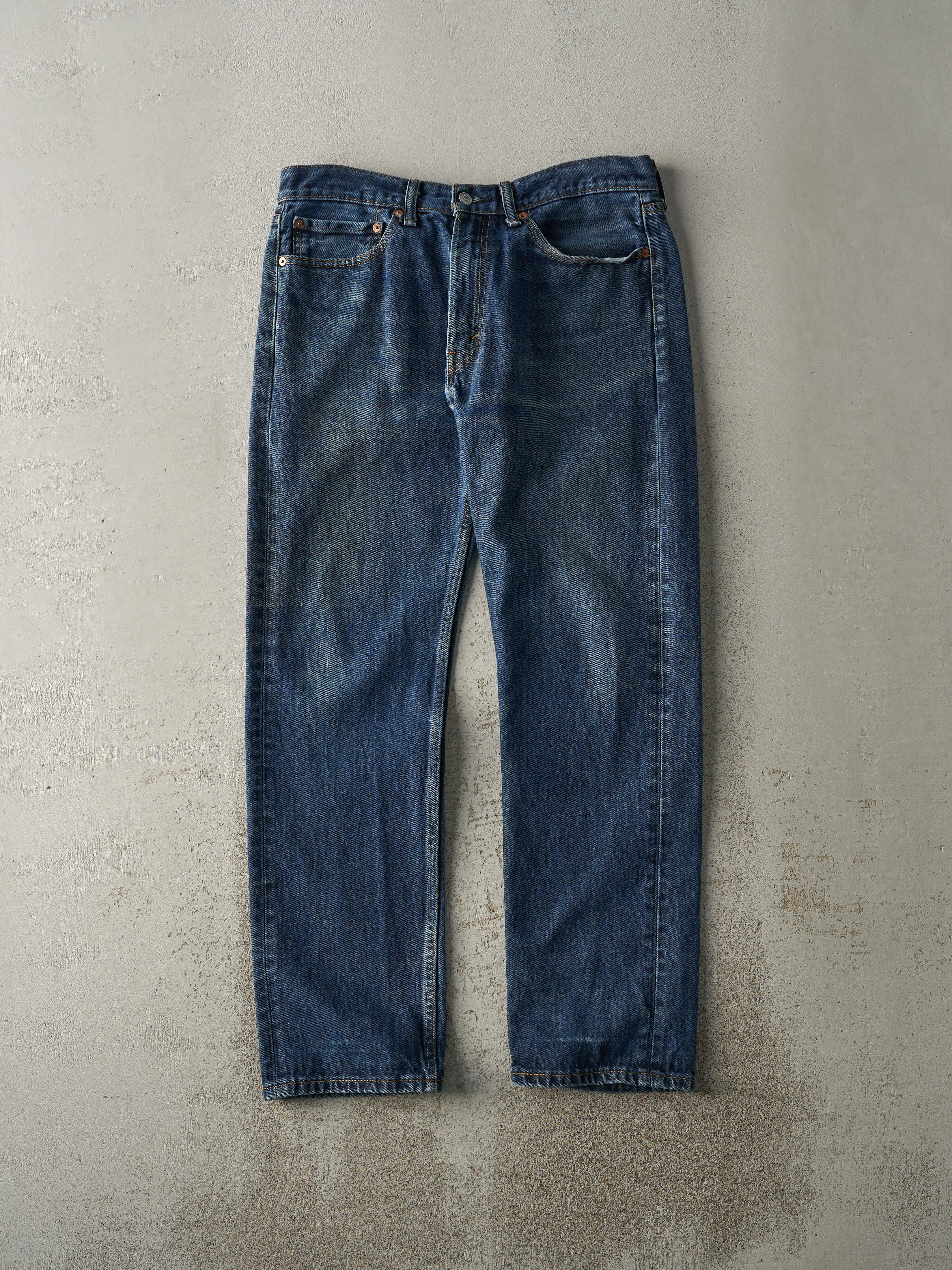 Vintage Y2K Dark Wash Levi's 505 Jeans (35x31) sold by Rebalance Vintage