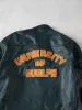 Vintage 78' Blue UNG Ontario Athletics Council #8 Leather Jacket (M) sold by Rebalance Vintage