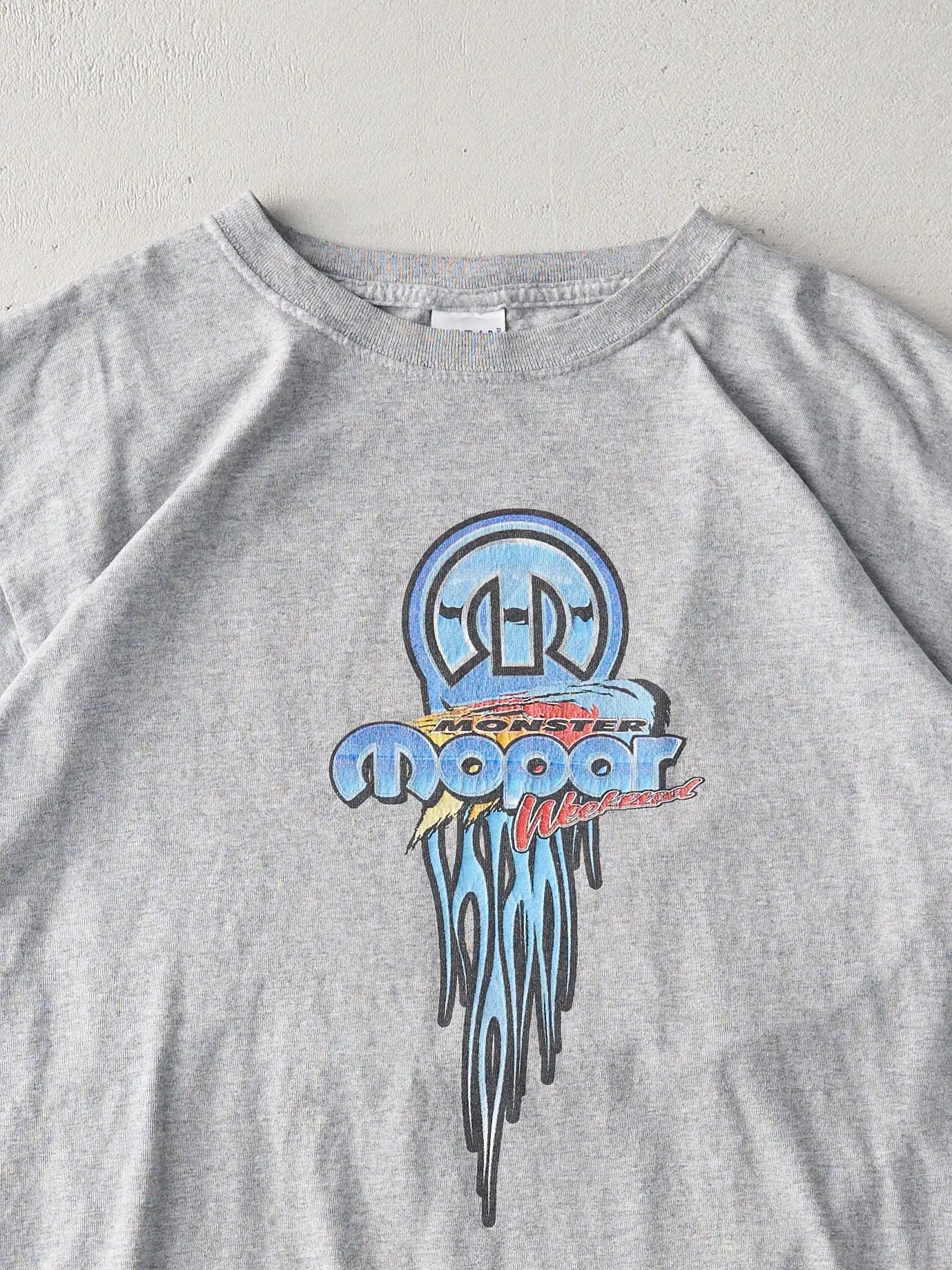 Vintage 07' Grey "Monster Mopor Weekend" Tee (M) sold by Rebalance Vintage product image thumbnail 3