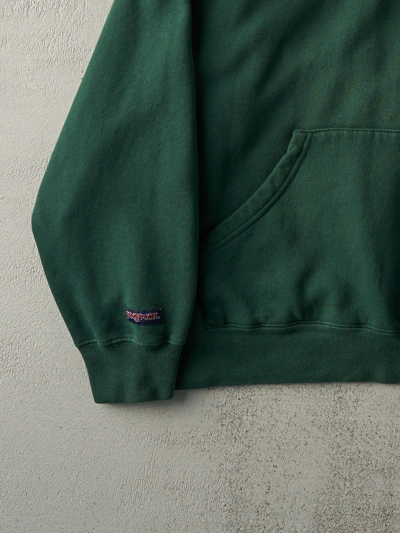 Vintage 90s Forest Green Michigan State Hoodie (L) sold by Rebalance Vintage product image thumbnail 3