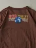 Vintage 03' Chocolate Brown Bob Marley "No More Trouble" Tee (M) sold by Rebalance Vintage