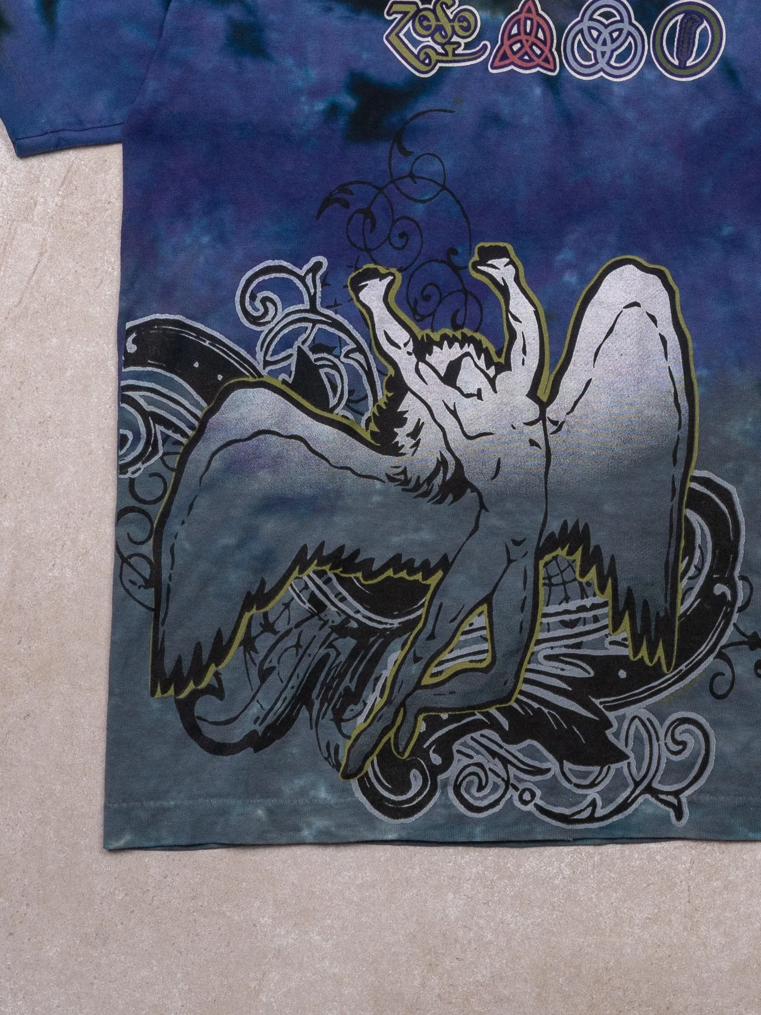 Vintage Rare Led Zeppelin Icarus x Liquid Blue Tee (S) sold by Rebalance Vintage product image thumbnail 3