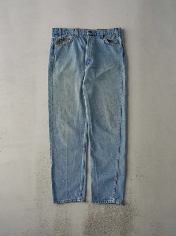 Vintage 80s Light Wash Levi's 505 Orange Tab Jeans (34x31) sold by Rebalance Vintage