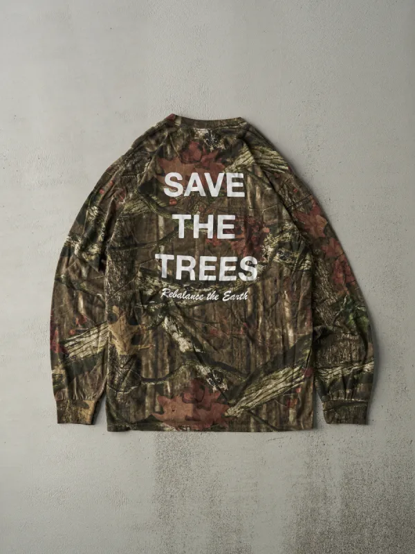 Save The Trees Reworked Long Sleeve sold by Rebalance Vintage