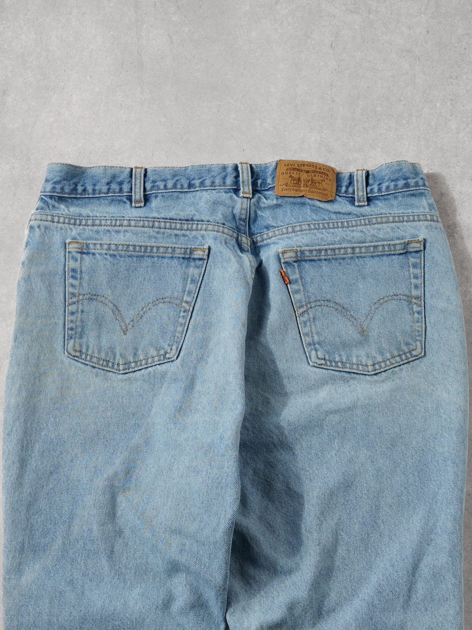 Vintage 70s Light Blue Levi's Denim Jeans (36x30) sold by Rebalance Vintage product image thumbnail 4