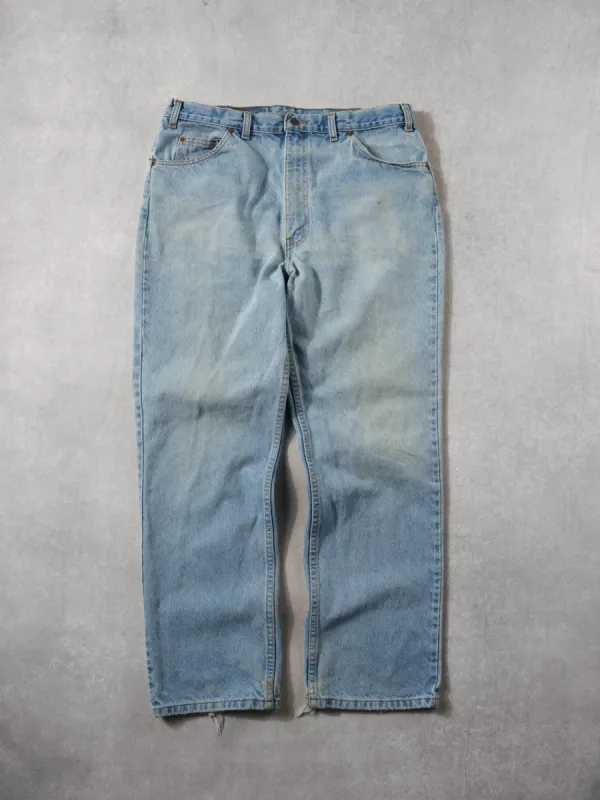 Vintage 70s Light Blue Levi's Denim Jeans (36x30) sold by Rebalance Vintage