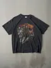 Vintage 90s Faded Black Horse Graphic Tee (L) sold by Rebalance Vintage