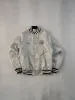 Vintage 70s Grey Albuquerque Moose Lodge Satin Bomber (L) sold by Rebalance Vintage
