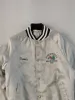 Vintage 70s Grey Albuquerque Moose Lodge Satin Bomber (L) sold by Rebalance Vintage