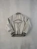 Vintage 70s Grey Albuquerque Moose Lodge Satin Bomber (L) sold by Rebalance Vintage