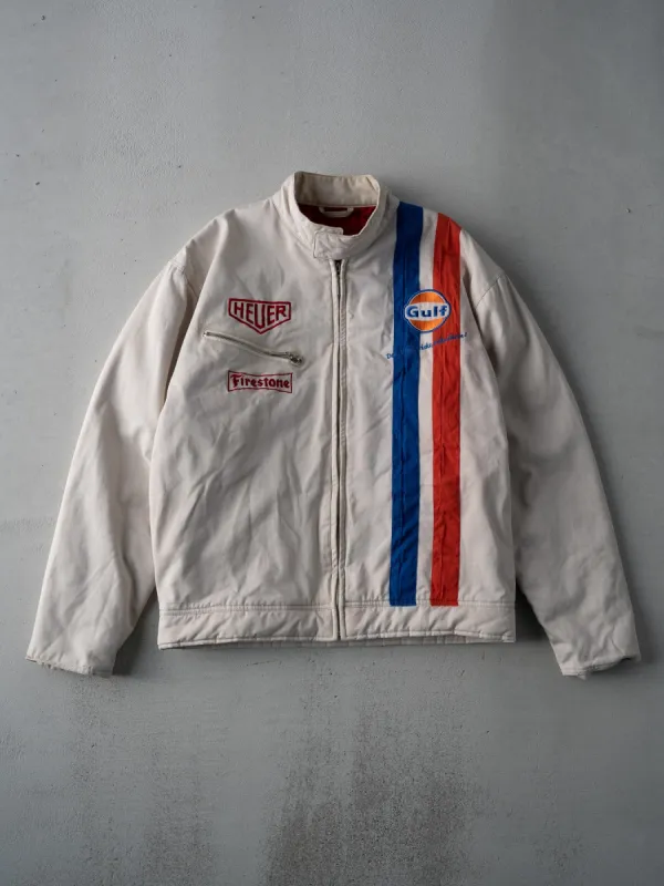 Vintage 90s Steve McQueen Le Mans Heuer Racing Jacket (M/L) sold by Rebalance Vintage