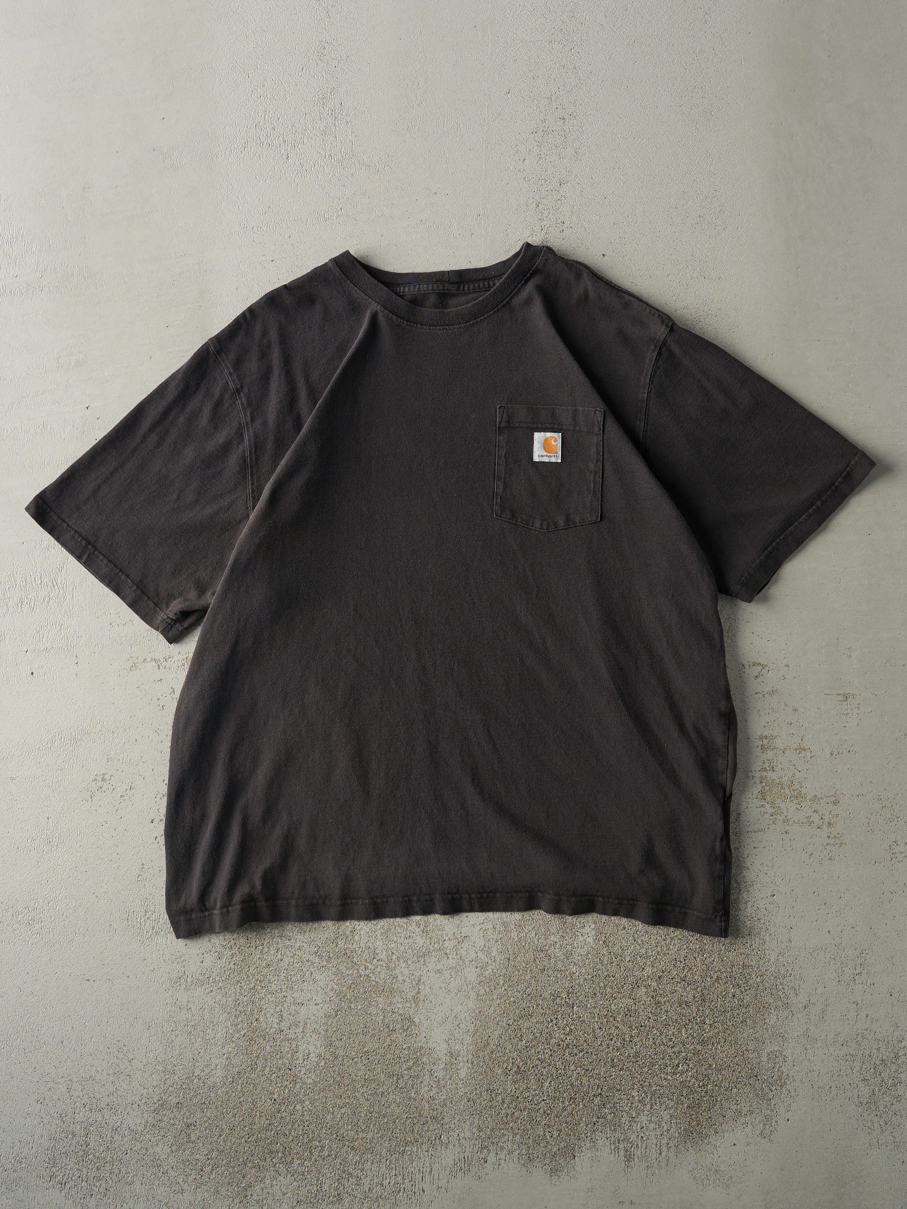 Vintage Y2K Faded Black Carhartt Pocket Tee (XL/XXL) sold by Rebalance Vintage