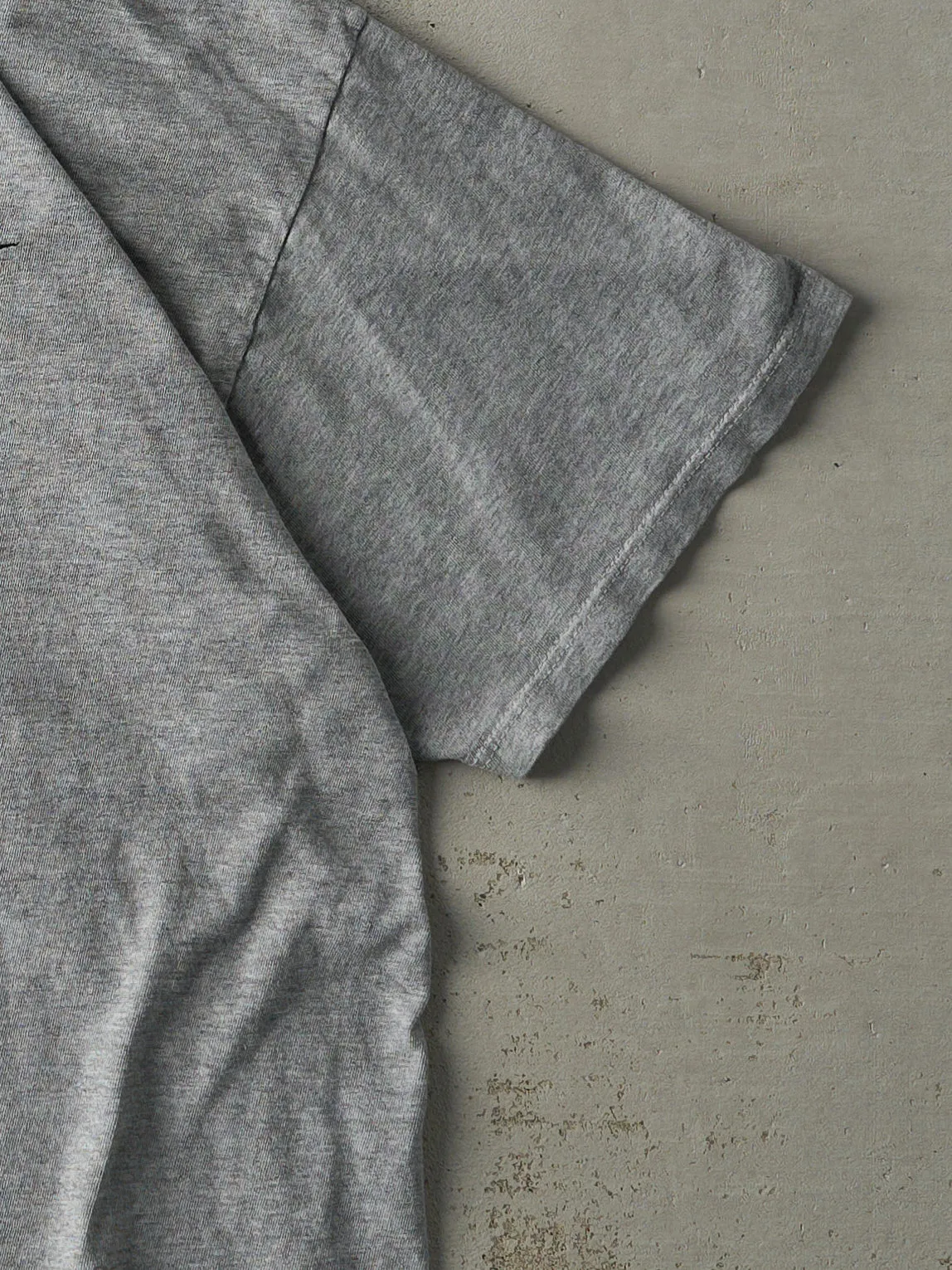 Vintage 90s Grey Embroidered Nike Swoosh Tee (L) sold by Rebalance Vintage product image thumbnail 3