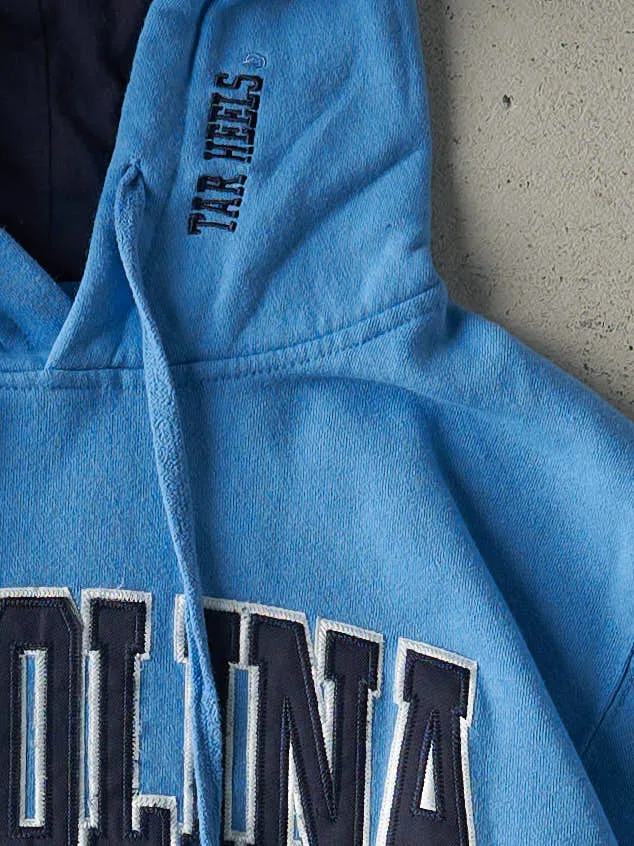Vintage Y2K Blue University of North Carolina Embroidered Hoodie (S/M) sold by Rebalance Vintage product image thumbnail 4