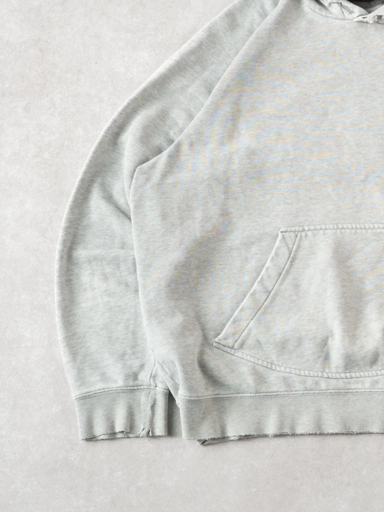 Vintage 90s Grey Nike Embroidery Blank Hoodie (M/L) sold by Rebalance Vintage product image thumbnail 3