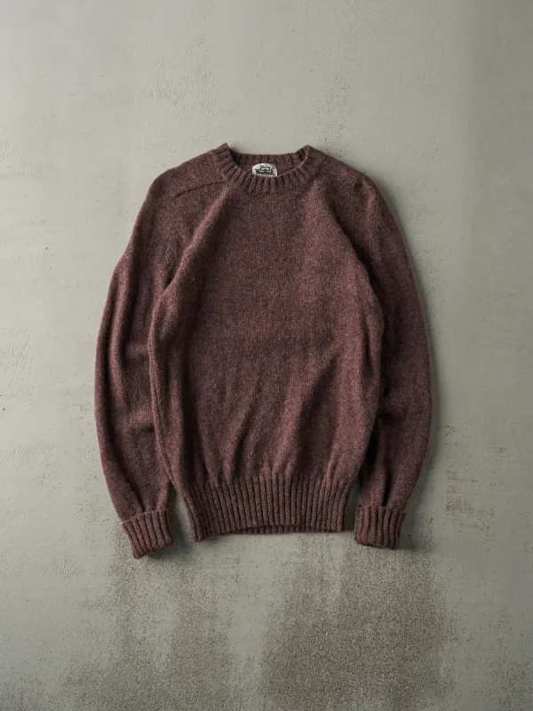Vintage 80s Burgundy Woolrich Knit Pullover (M) sold by Rebalance Vintage