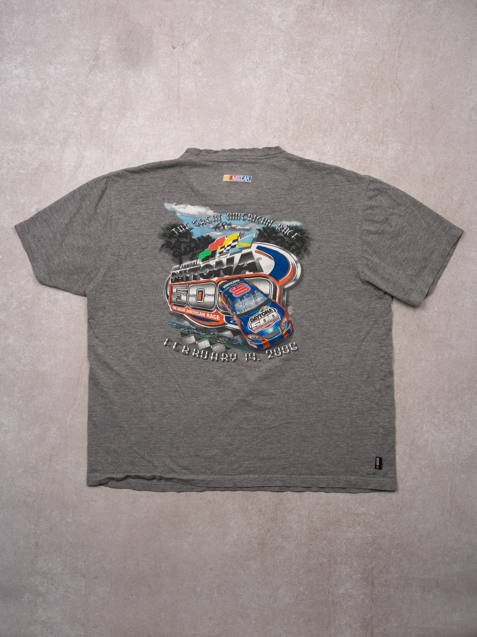 Vintage '06 Grey 48th Annual Daytona Race Tee (L) sold by Rebalance Vintage
