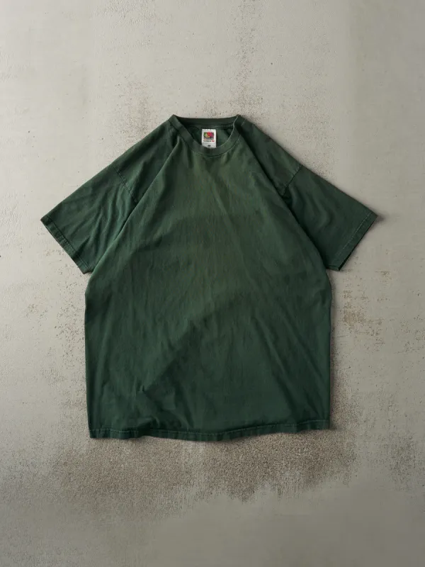 Vintage Y2K Forest Green Blank Tee (L/XL) sold by Rebalance Vintage