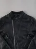 Vintage 90s Black Leather Jacket (S) sold by Rebalance Vintage