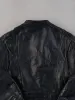 Vintage 90s Black Leather Jacket (S) sold by Rebalance Vintage