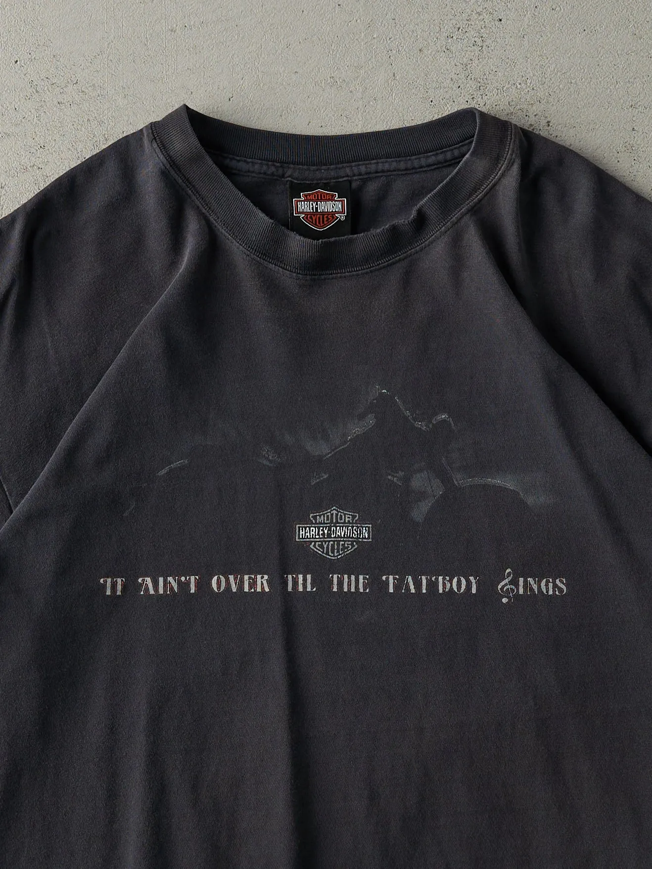 Vintage 08' Black Minot, North Dakota Harley Davidson Tee (M/L) sold by Rebalance Vintage product image thumbnail 3