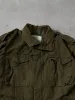Vintage 80s Dark Moss Green Army Field Collared Jacket (XL) sold by Rebalance Vintage