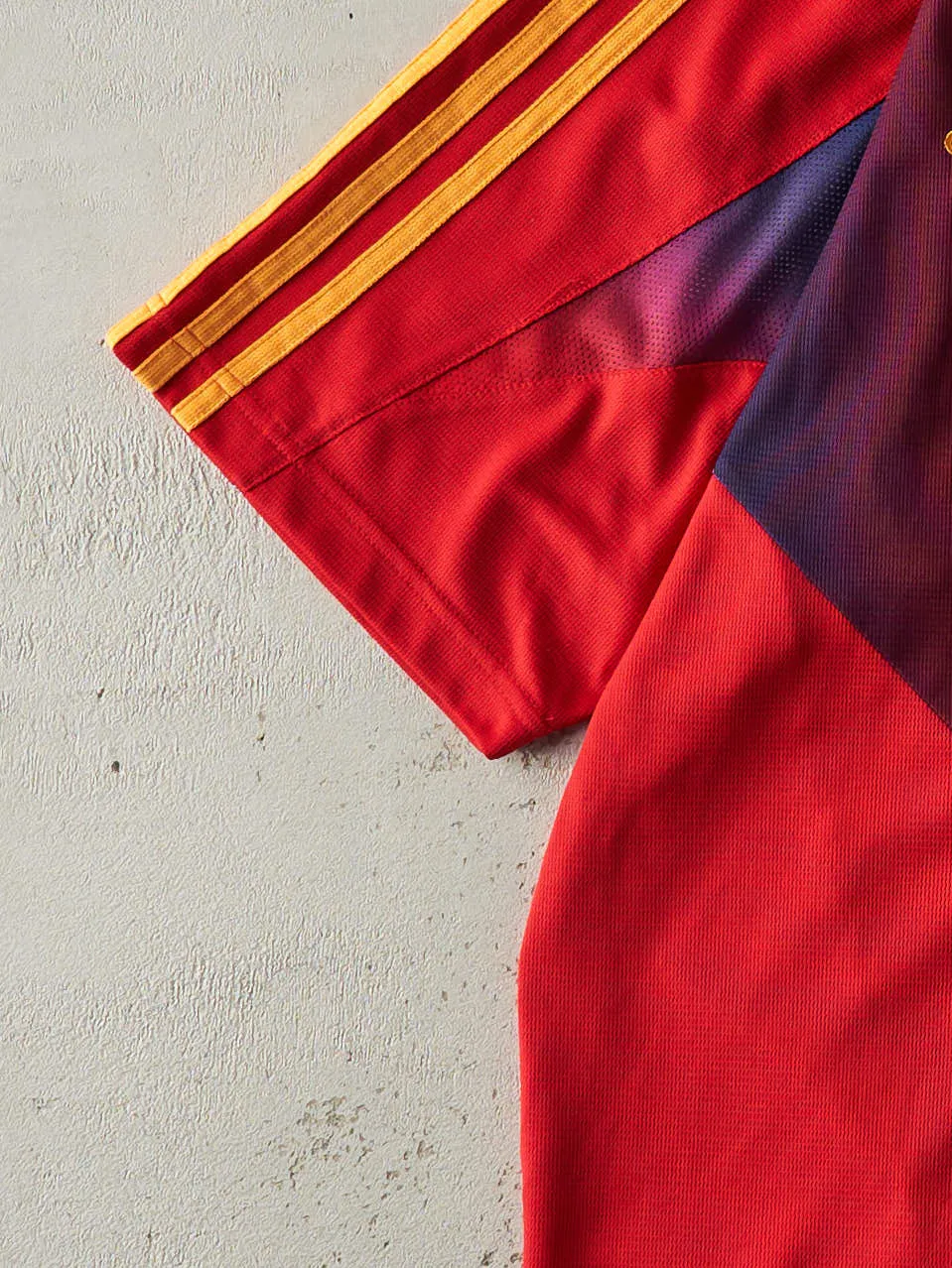 Vintage Y2K Red Spain Adidas Soccer Jersey (L) sold by Rebalance Vintage product image thumbnail 3